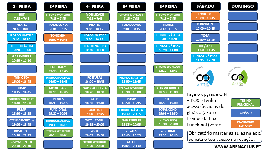 UPGRADE GINÁSIO + TREINO FUNCIONAL